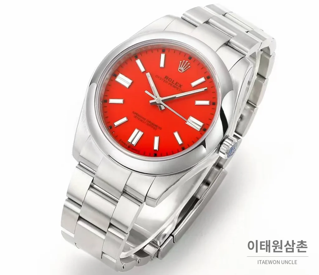 롤렉스 오이스터 퍼페츄얼 41 컬러 다이얼 오토매틱 41mm 다양한 컬러 (2)