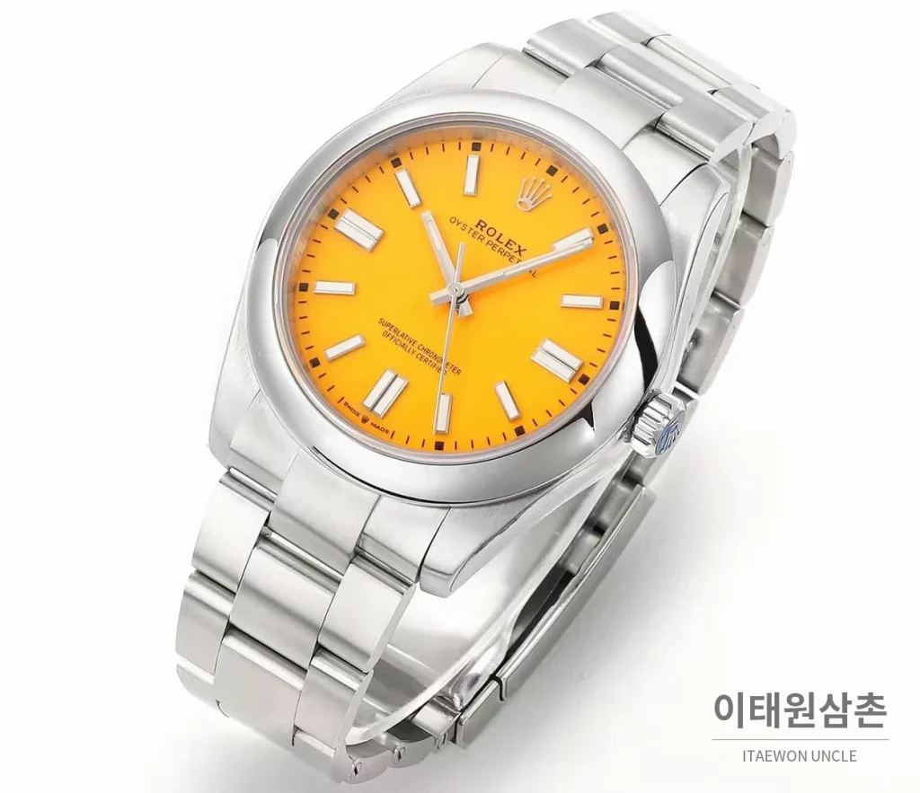 롤렉스 오이스터 퍼페츄얼 41 컬러 다이얼 오토매틱 41mm 다양한 컬러 (3)