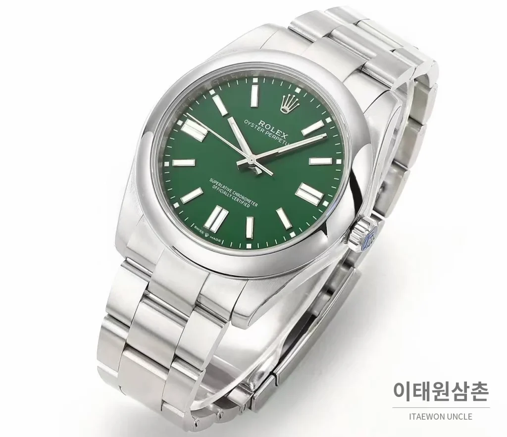 롤렉스 오이스터 퍼페츄얼 41 컬러 다이얼 오토매틱 41mm 다양한 컬러 (4)