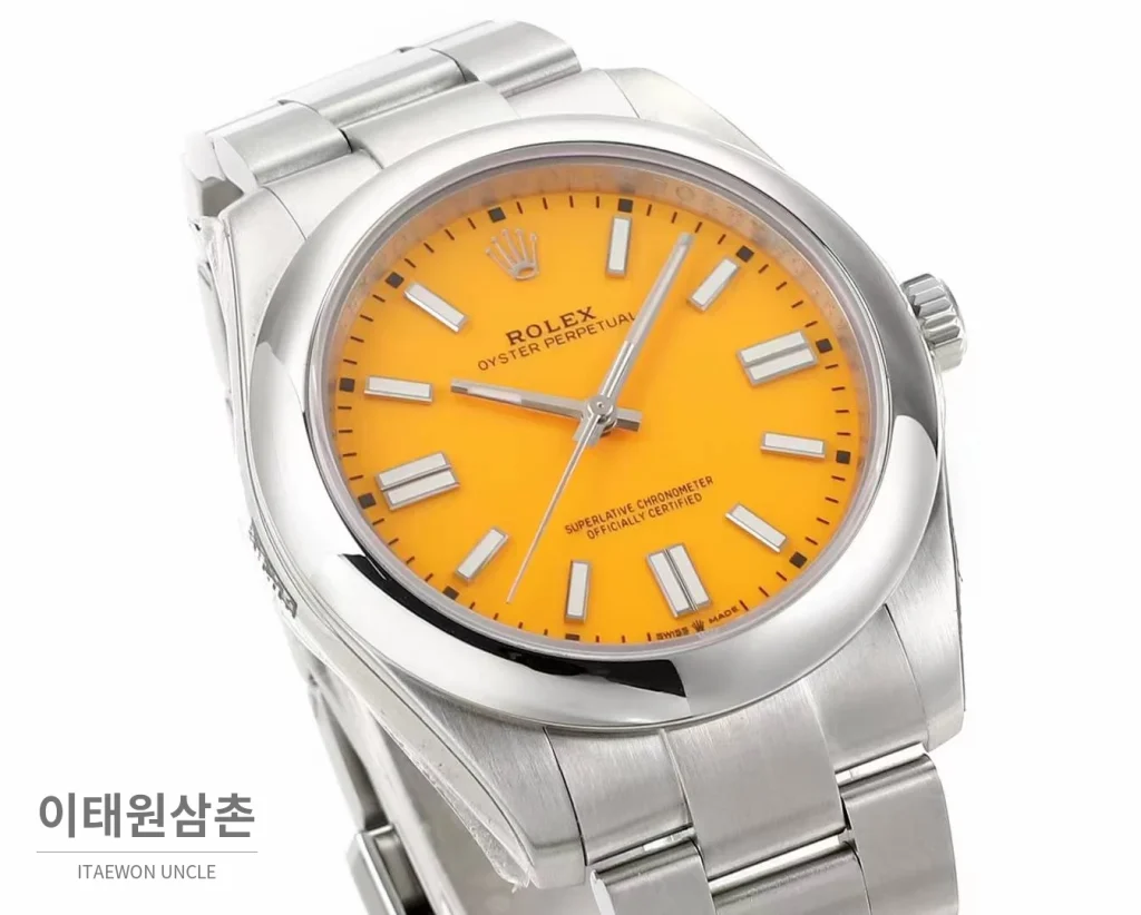 롤렉스 오이스터 퍼페츄얼 41 컬러 다이얼 오토매틱 41mm 다양한 컬러 (3)