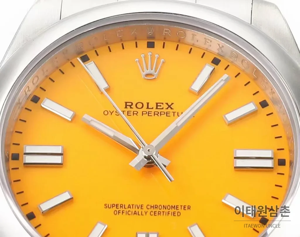 롤렉스 오이스터 퍼페츄얼 41 컬러 다이얼 오토매틱 41mm 다양한 컬러 (3)