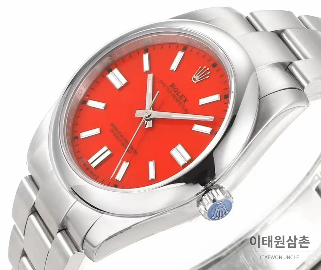 롤렉스 오이스터 퍼페츄얼 41 컬러 다이얼 오토매틱 41mm 다양한 컬러 (2)