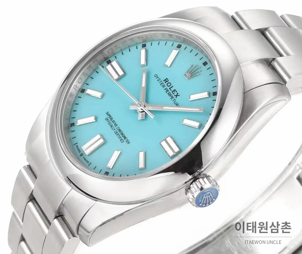 롤렉스 오이스터 퍼페츄얼 41 컬러 다이얼 오토매틱 41mm 다양한 컬러