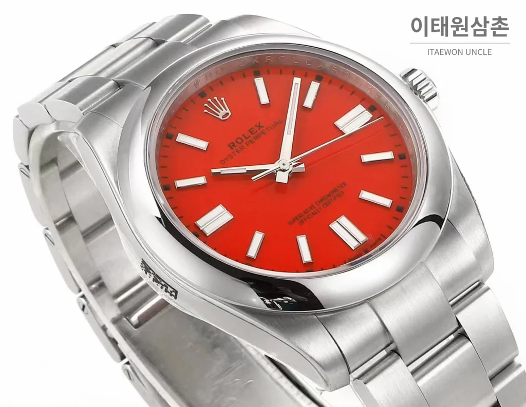 롤렉스 오이스터 퍼페츄얼 41 컬러 다이얼 오토매틱 41mm 다양한 컬러 (2)