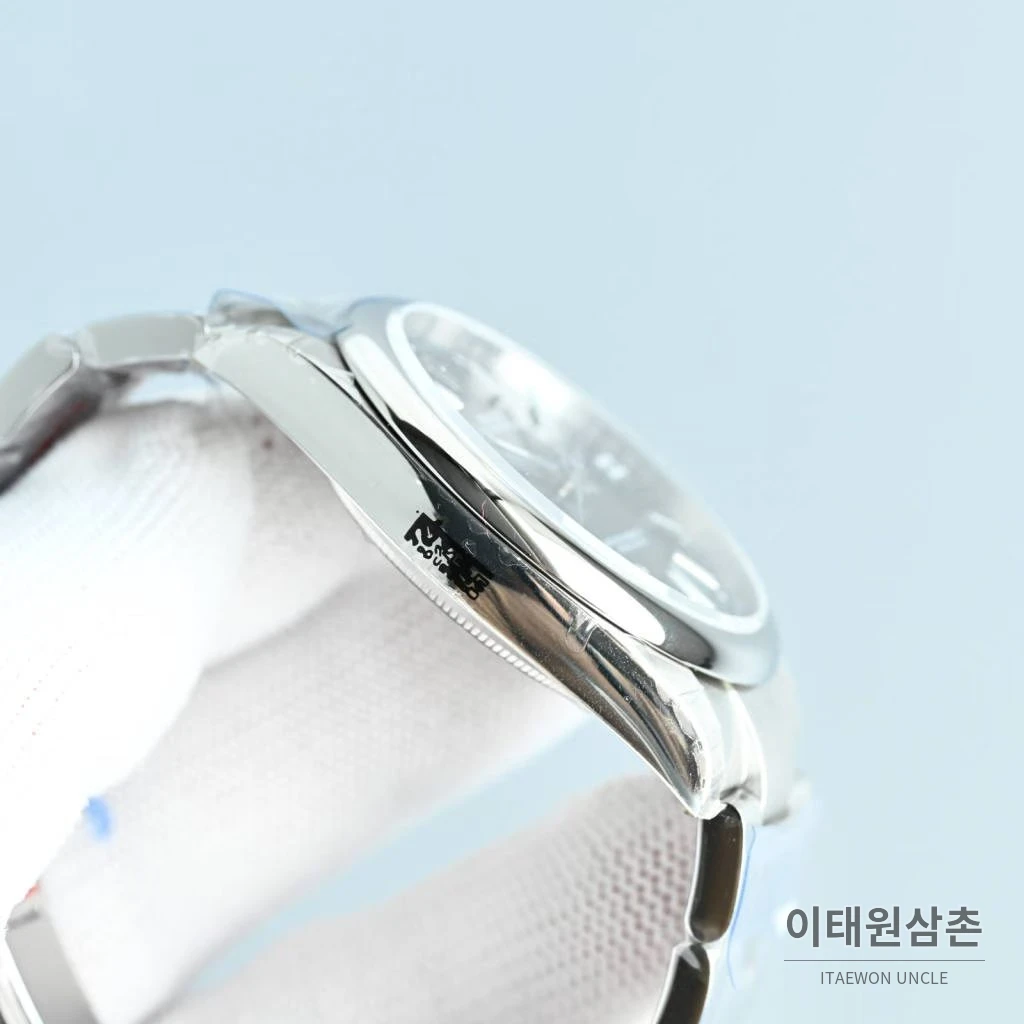 롤렉스 오이스터 퍼페추얼 스틸 야광인덱스 오토매틱 시계 41mm 스테인리스 스틸 블랙 다이얼