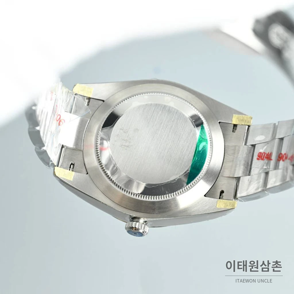 롤렉스 오이스터 퍼페추얼 스틸 야광인덱스 오토매틱 시계 41mm 스테인리스 스틸 아이스블루 다이얼 (3)