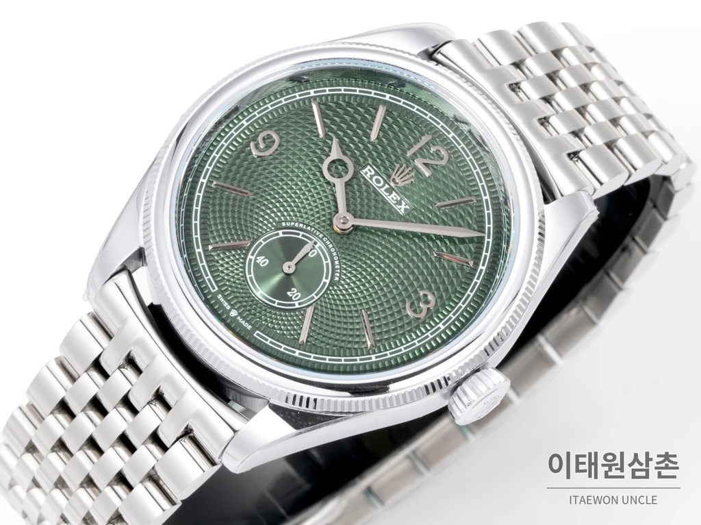 롤렉스 퍼페츄얼 1908 화이트다이얼 세티모스타일 브레이슬릿 자동 시계 39mm
