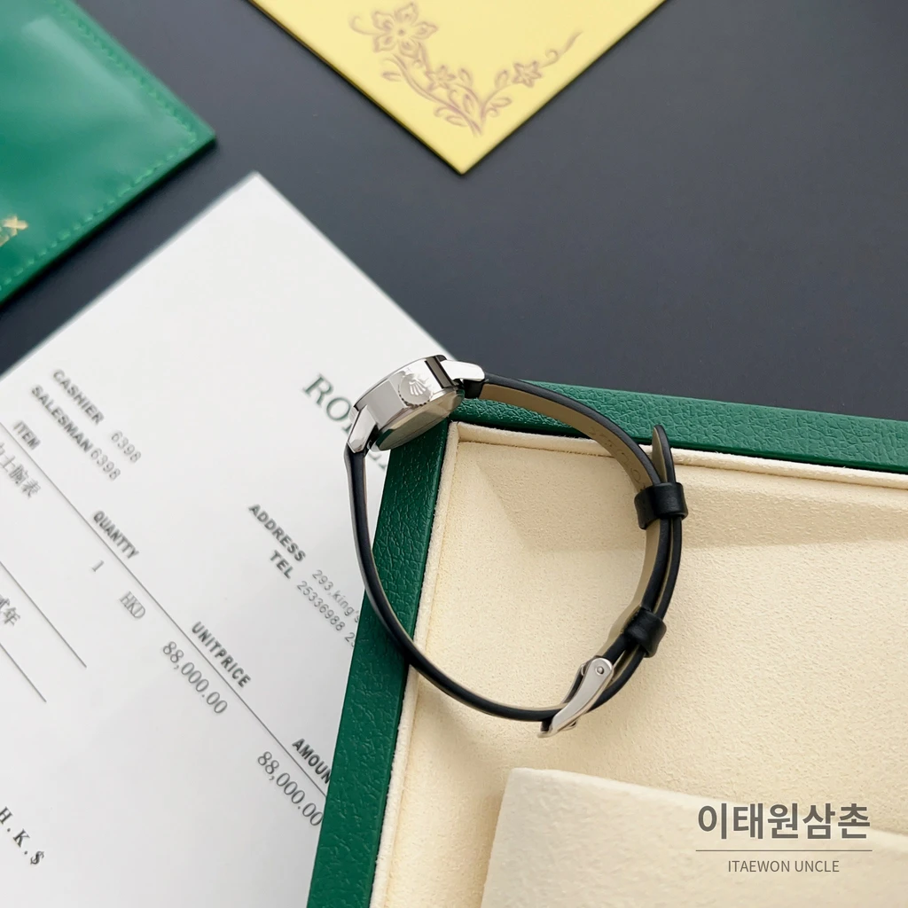 롤렉스 프레시전 플래티넘 미니 빈티지 여성시계 18.5mm