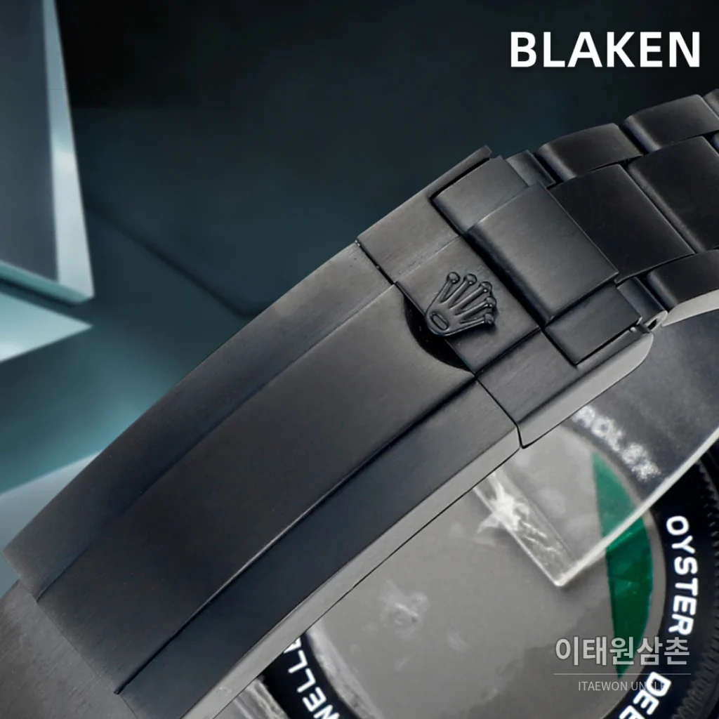 롤렉스 씨드웰러 딥씨 블라켄 PVD 블랙 다이버 오토매틱 44mm 블랙 다이얼 스틸 브레이슬릿