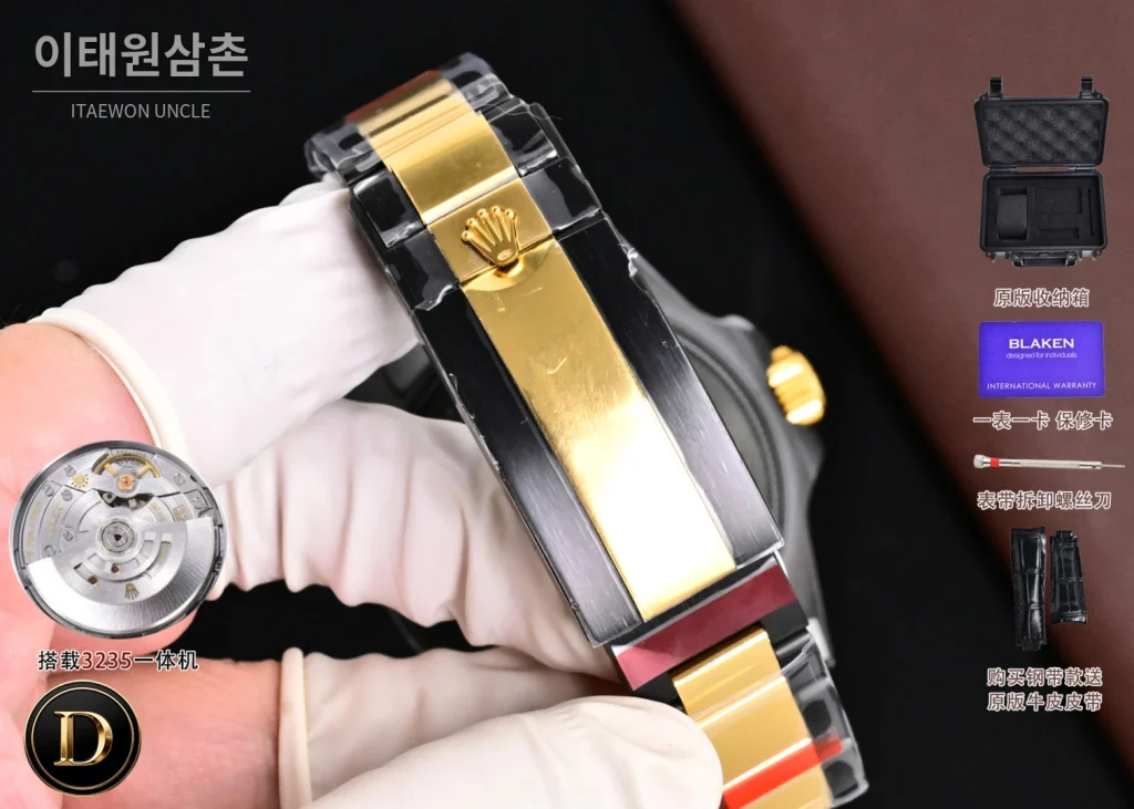 롤렉스 씨드웰러 투톤 블랙다이얼 오토매틱 44mm 136660 (2)