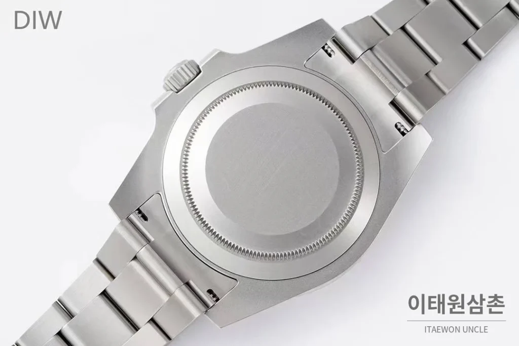 롤렉스 서브마리너 904L스틸 핑크다이얼 다이버 오토매틱 40mm 스틸 브레이슬릿 화이트 베젤