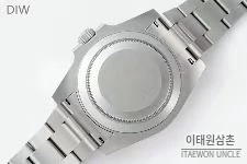 롤렉스 서브마리너 904L스틸 핑크다이얼 다이버 오토매틱 40mm 스틸 브레이슬릿 블랙 베젤