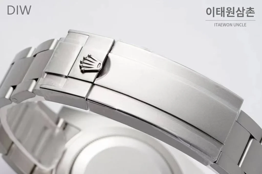 롤렉스 서브마리너 904L스틸 핑크다이얼 다이버 오토매틱 40mm 스틸 브레이슬릿 화이트 베젤