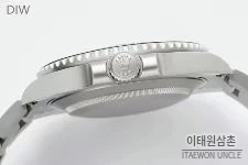 롤렉스 서브마리너 904L스틸 핑크다이얼 다이버 오토매틱 40mm 스틸 브레이슬릿 블랙 베젤 (2)