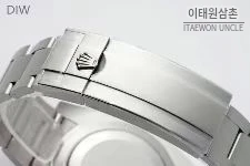 롤렉스 서브마리너 904L스틸 핑크다이얼 다이버 오토매틱 40mm 스틸 브레이슬릿 블랙 베젤 (2)