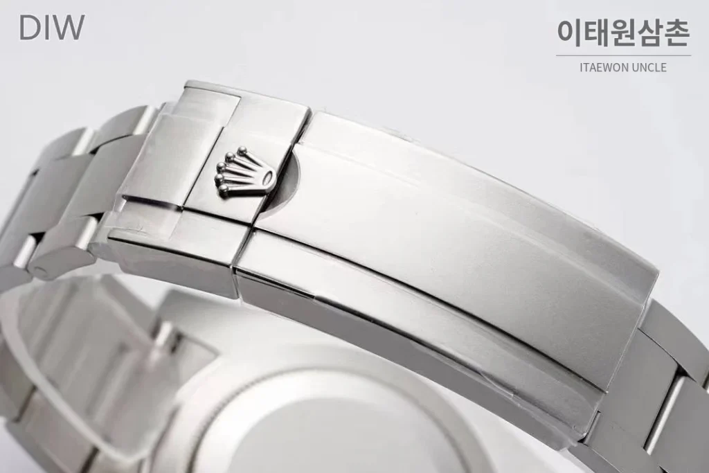 롤렉스 서브마리너 904L스틸 핑크다이얼 다이버 오토매틱 40mm 스틸 브레이슬릿 블랙 베젤 (3)
