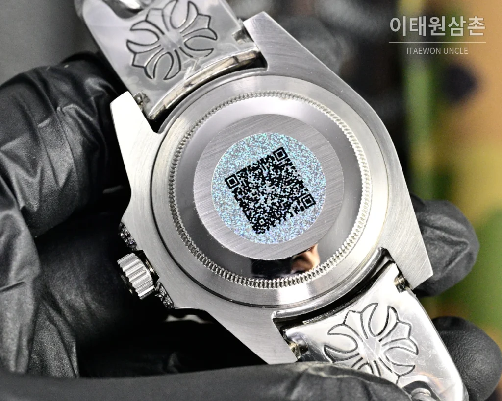 롤렉스 서브마리너 오토매틱 골드 다이얼 스틸 브레이슬릿 블랙 베젤