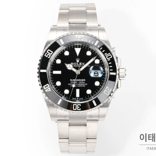 롤렉스 서브마리너 데이트 블랙베젤 블랙다이얼 자동 시계 41mm 롤렉스 서브마리너 데이트 블랙베젤 블랙다이얼 자동 시계 41mm
