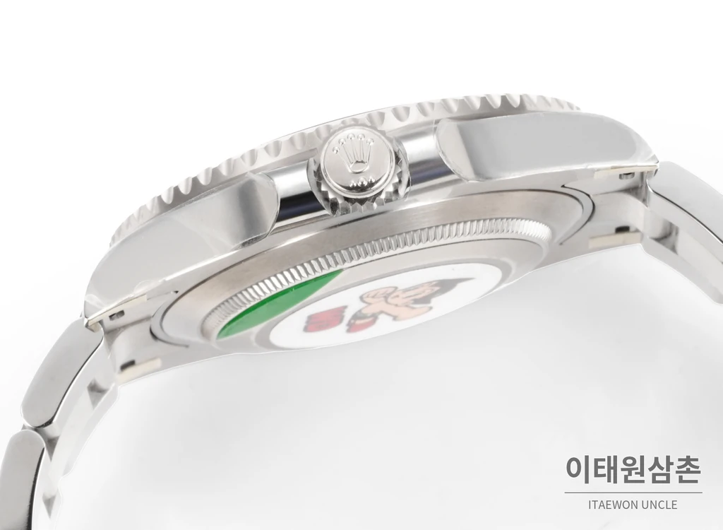 롤렉스 서브마리너 데이트 블랙베젤 블랙다이얼 자동 시계 41mm