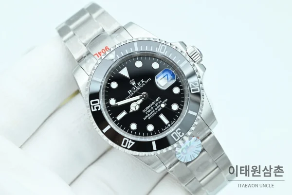 롤렉스 서브마리너 데이트 3세대 블랙다이얼 세라믹베젤 오토매틱 41mm