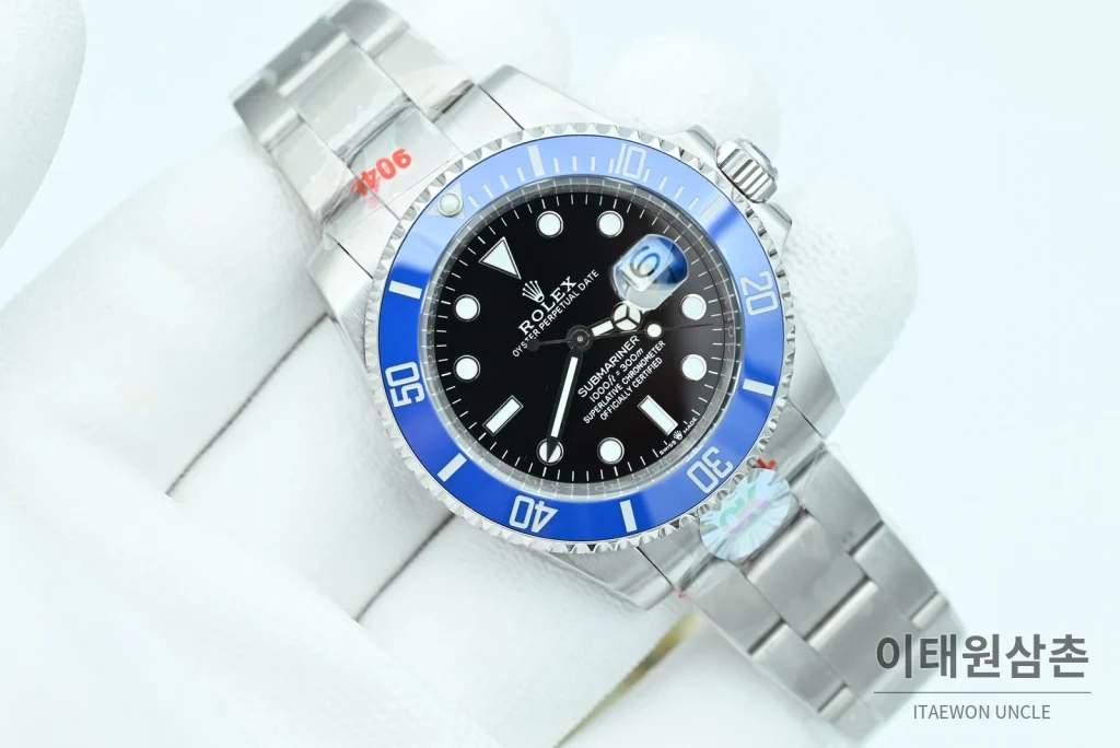 롤렉스 서브마리너 데이트 3세대 블루다이얼 블루베젤 오토매틱 41mm