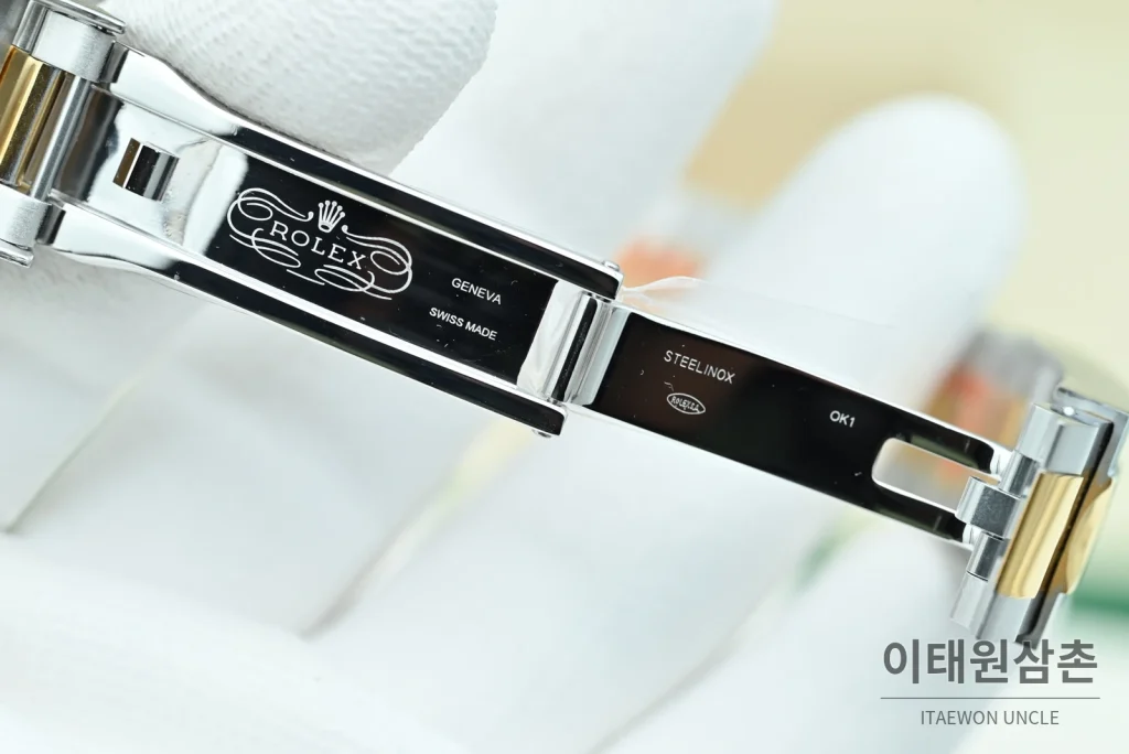 롤렉스 서브마리너 데이트 콤비 블루베젤 블루다이얼 오토매틱 OK팩토리 41mm