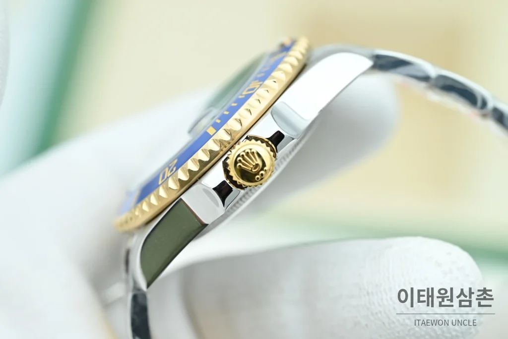 롤렉스 서브마리너 데이트 콤비 블루베젤 블루다이얼 오토매틱 OK팩토리 41mm