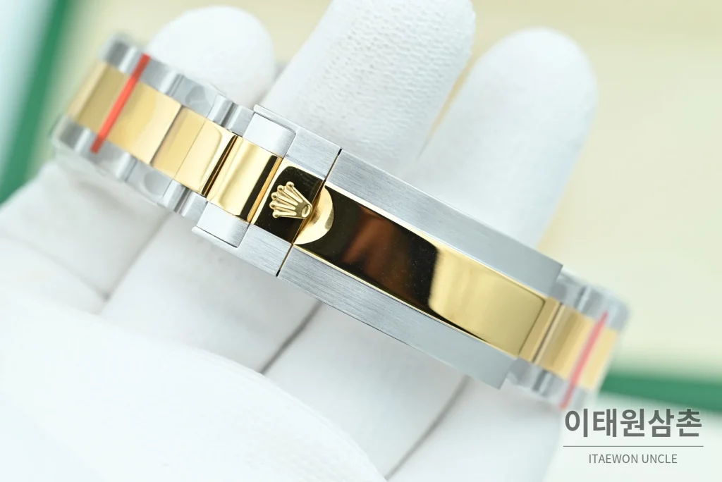 롤렉스 서브마리너 데이트 콤비 블랙베젤 블랙다이얼 오토매틱 OK팩토리 41mm