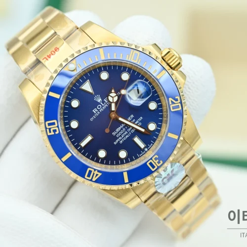 롤렉스 서브마리너 데이트 옐로우골드 블루다이얼 오토매틱 OK팩토리 41mm 롤렉스 서브마리너 데이트 옐로우골드 블루다이얼 오토매틱 OK팩토리 41mm