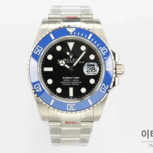 롤렉스 서브마리너 스틸 골드톤 세라믹베젤 블랙다이얼 다이버 오토매틱 41mm 블랙 / 골드 스틸 브레이슬릿 (3)