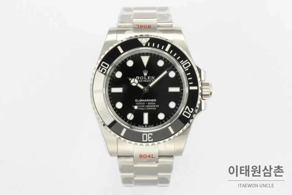 롤렉스 서브마리너 스틸 골드톤 세라믹베젤 블랙다이얼 다이버 오토매틱 41mm 블랙 / 골드 스틸 브레이슬릿 (4)