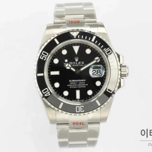 롤렉스 서브마리너 스틸 골드톤 세라믹베젤 블랙다이얼 다이버 오토매틱 41mm 블랙 / 골드 스틸 브레이슬릿