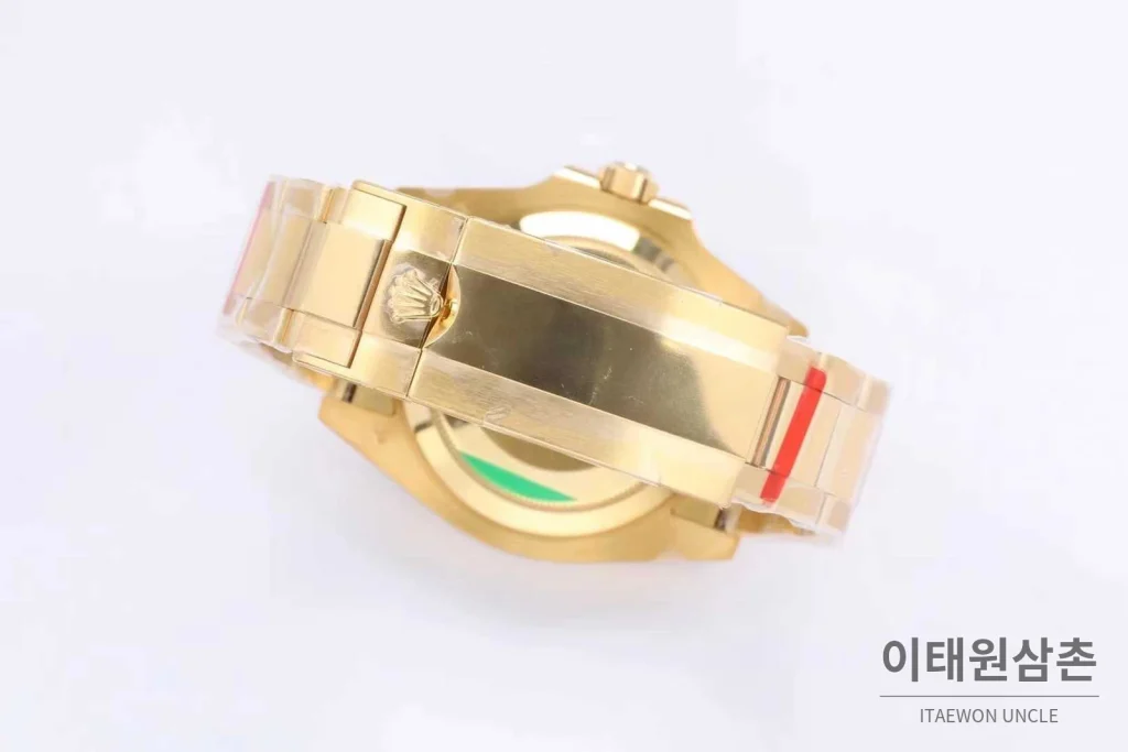 롤렉스 서브마리너 스틸 골드톤 세라믹베젤 블랙다이얼 다이버 오토매틱 41mm 블랙 / 골드 골드 브레이슬릿