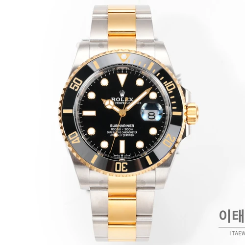 롤렉스 서브마리너 스타일 올골드컬러 블랙베젤 블랙다이얼 시계 롤렉스 서브마리너 스타일 올골드컬러 블랙베젤 블랙다이얼 시계