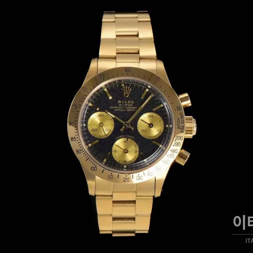 롤렉스 빈티지 크로노그래프 스틸 화이트다이얼 수동 37.5mm 골드 브레이슬릿 (3)