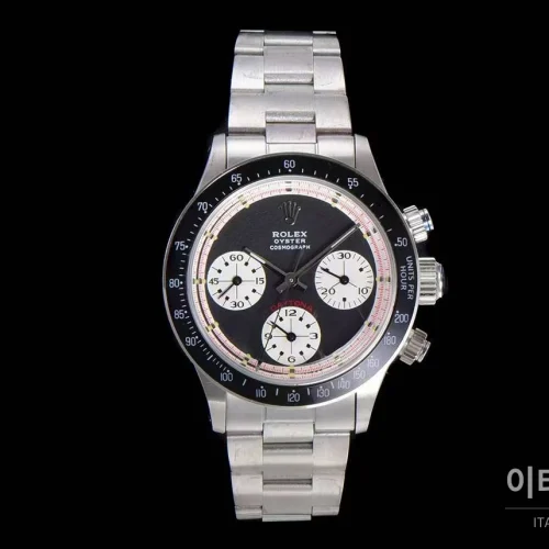 롤렉스 빈티지 크로노그래프 스틸 화이트다이얼 수동 37.5mm (4) 롤렉스 빈티지 크로노그래프 스틸 화이트다이얼 수동 37.5mm 스틸 브레이슬릿 블랙 베젤