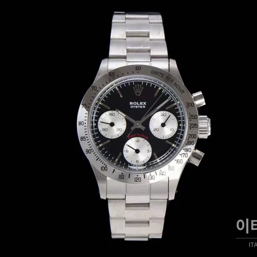 롤렉스 빈티지 크로노그래프 스틸 화이트다이얼 수동 37.5mm 스틸 브레이슬릿 (2)