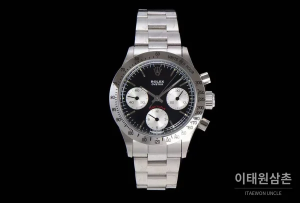 롤렉스 빈티지 크로노그래프 스틸 화이트다이얼 수동 37.5mm 스틸 브레이슬릿 (2)