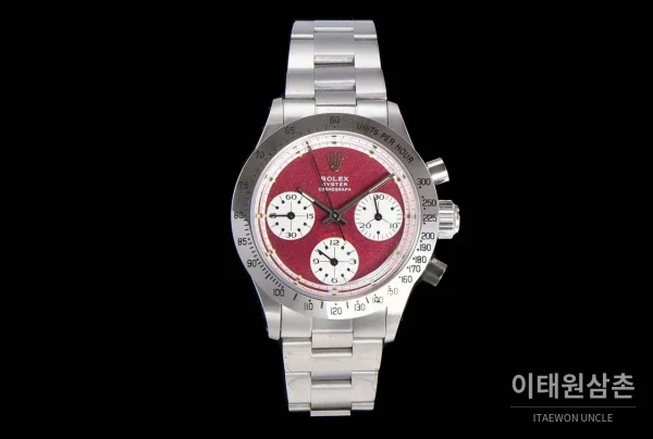 롤렉스 빈티지 크로노그래프 스틸 화이트다이얼 수동 37.5mm 스틸 브레이슬릿 (3)