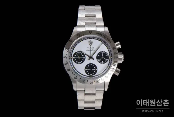 롤렉스 빈티지 크로노그래프 스틸 화이트다이얼 수동 37.5mm 스틸 브레이슬릿 (4)