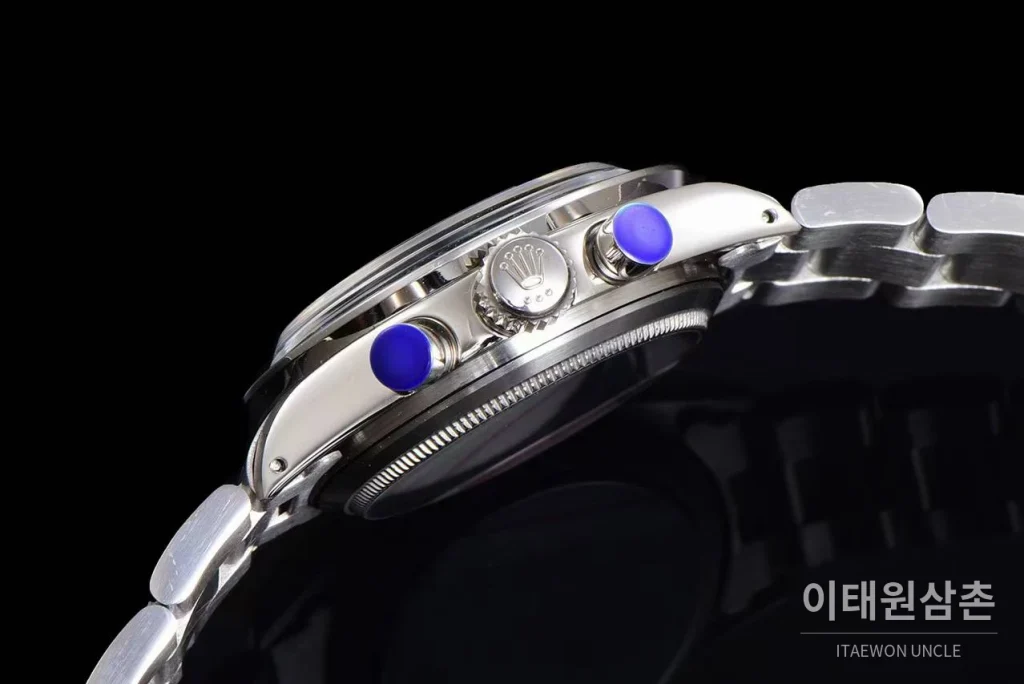 롤렉스 빈티지 크로노그래프 스틸 화이트다이얼 수동 37.5mm 스틸 브레이슬릿 (4)