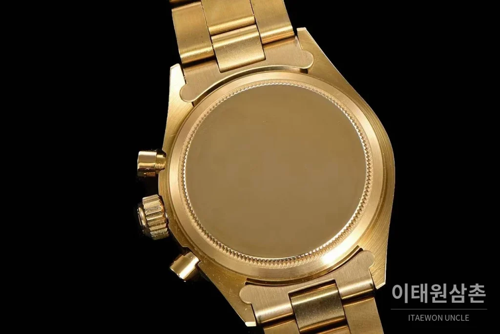 롤렉스 빈티지 크로노그래프 스틸 화이트다이얼 수동 37.5mm 골드 브레이슬릿