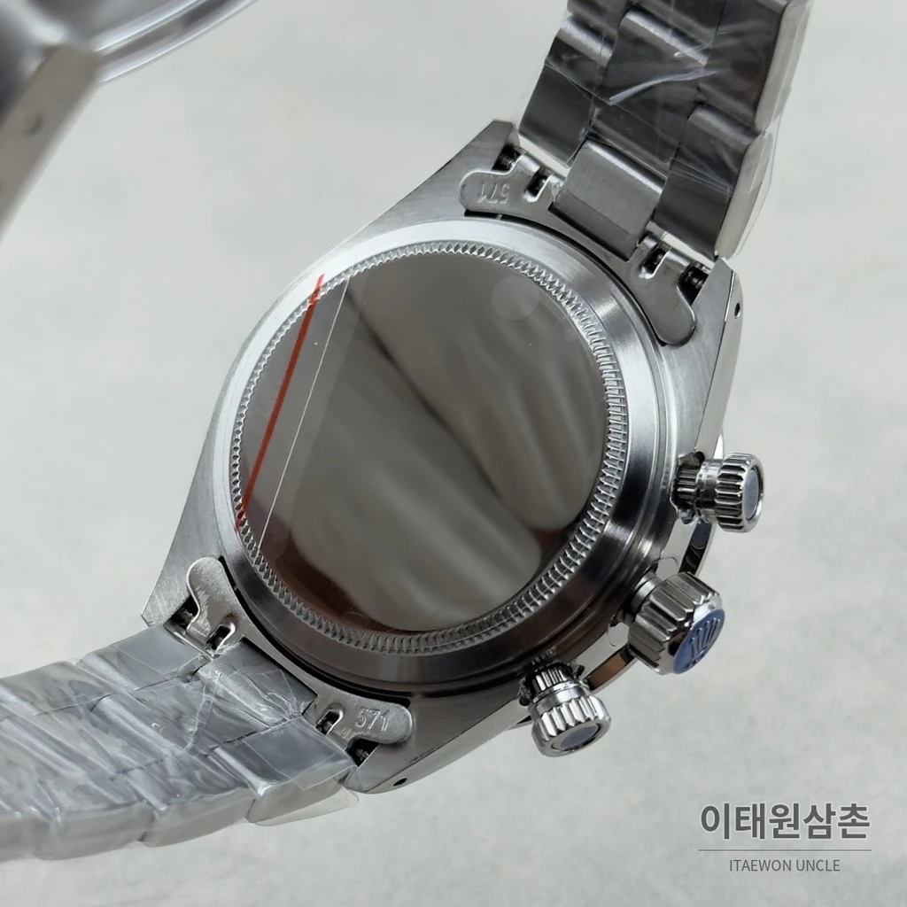 롤렉스 빈티지 데이토나 스틸 블랙판다 크로노그래프 수동 37mm