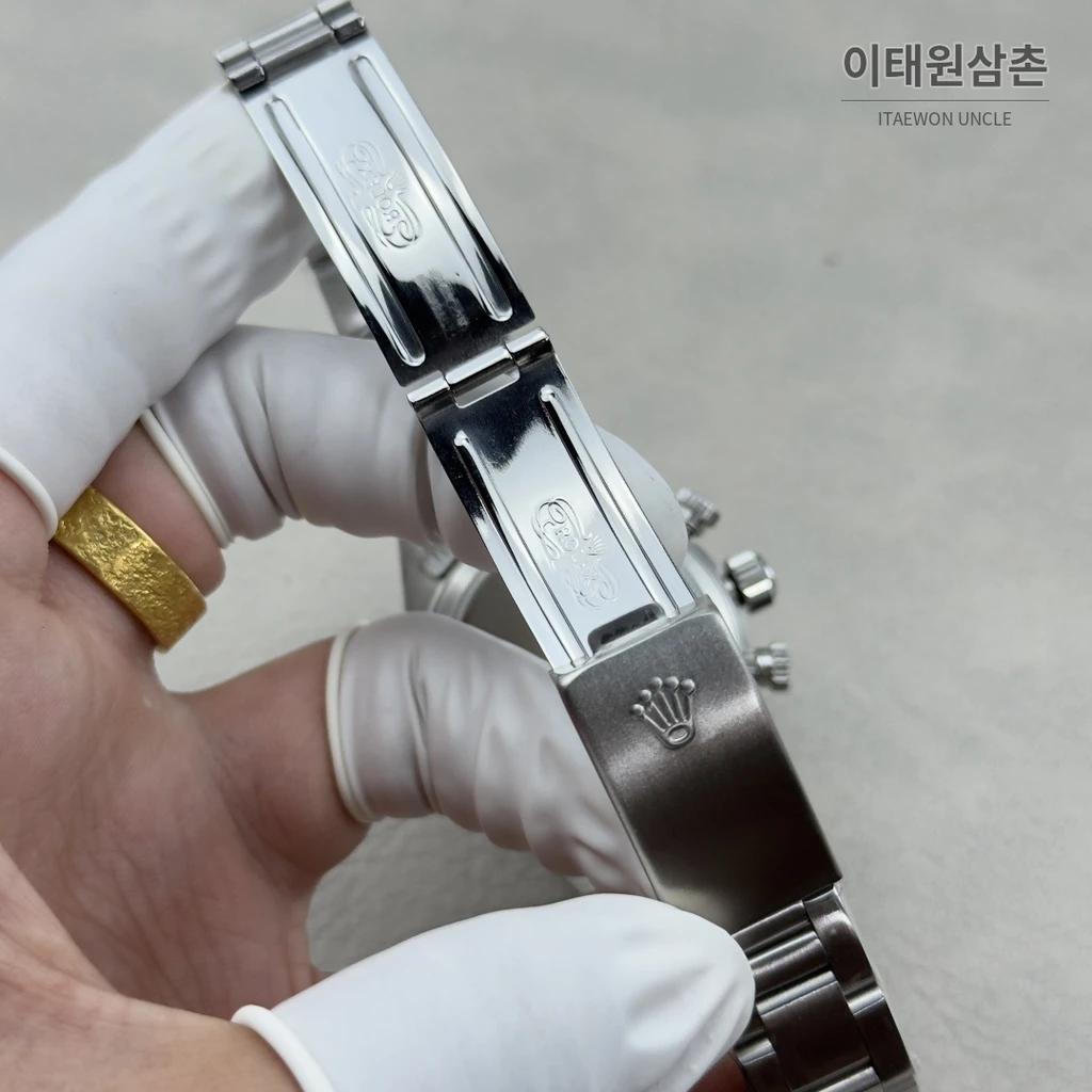 롤렉스 빈티지 데이토나 스틸 블랙판다 크로노그래프 수동 37mm