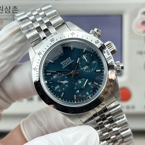 롤렉스 빈티지 데이토나 스틸 코발트판다 크로노그래프 수동 37mm