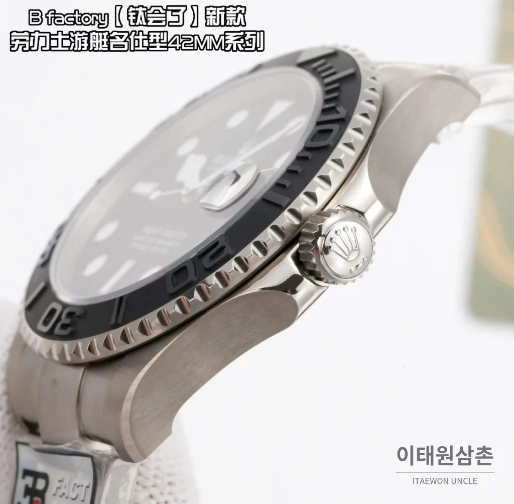 롤렉스 요트마스터 42 티타늄 블랙 세라크롬 베젤 오토매틱 42mm