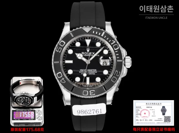 롤렉스 요트마스터 904L 스틸 18K 화이트골드 세라믹 오토매틱 RSS펙토리 42mm (2) 롤렉스 요트마스터 904L 스틸 18K 화이트골드 세라믹 오토매틱 RSS펙토리 42mm (2)