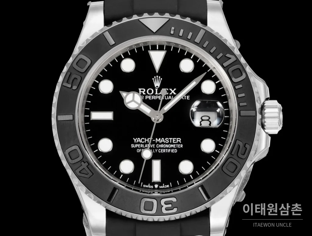 롤렉스 요트마스터 904L 스틸 18K 화이트골드 세라믹 오토매틱 RSS펙토리 42mm