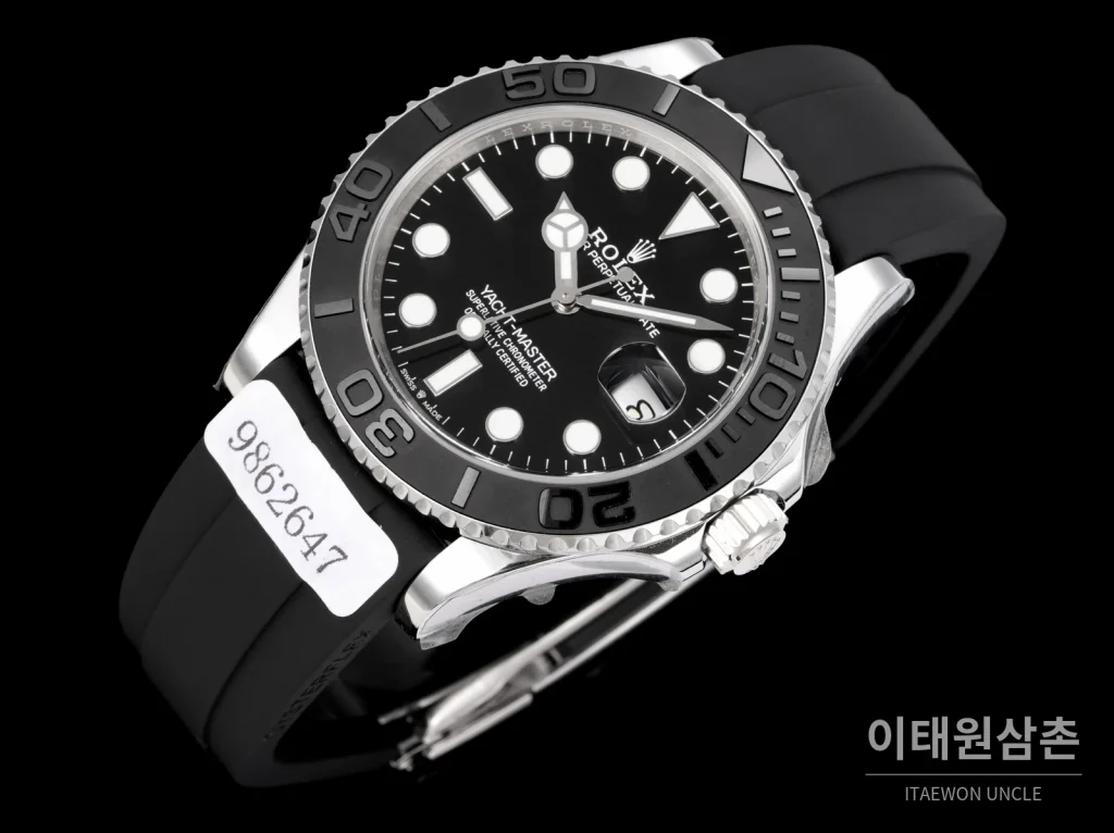 롤렉스 요트마스터 904L 스틸 18K 화이트골드 세라믹 오토매틱 RSS펙토리 42mm