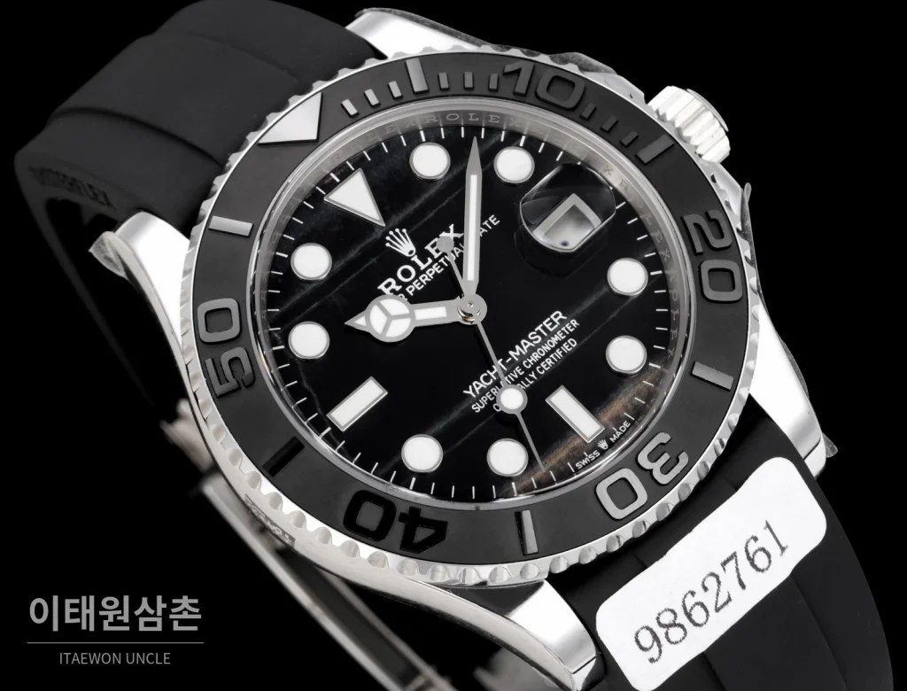 롤렉스 요트마스터 904L 스틸 18K 화이트골드 세라믹 오토매틱 RSS펙토리 42mm (2)